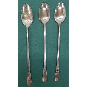 International Silver Court 1939‎ silverplate serving tablespoons 8"